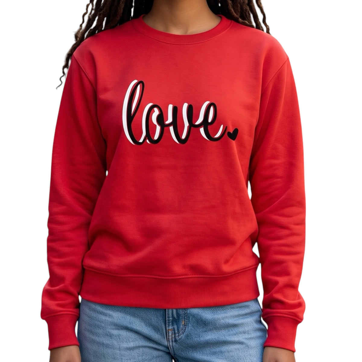 Love Shadow Sweatshirt - Red
