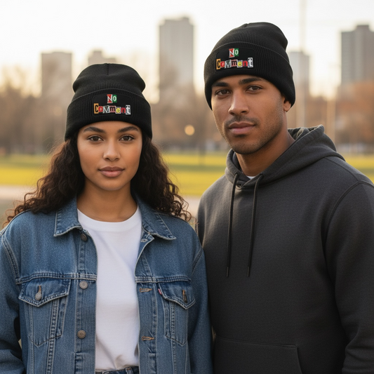 No Comment Beanie Hat