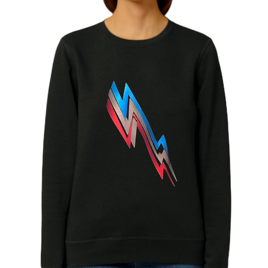 Lightning Bolt Sweatshirt - Black