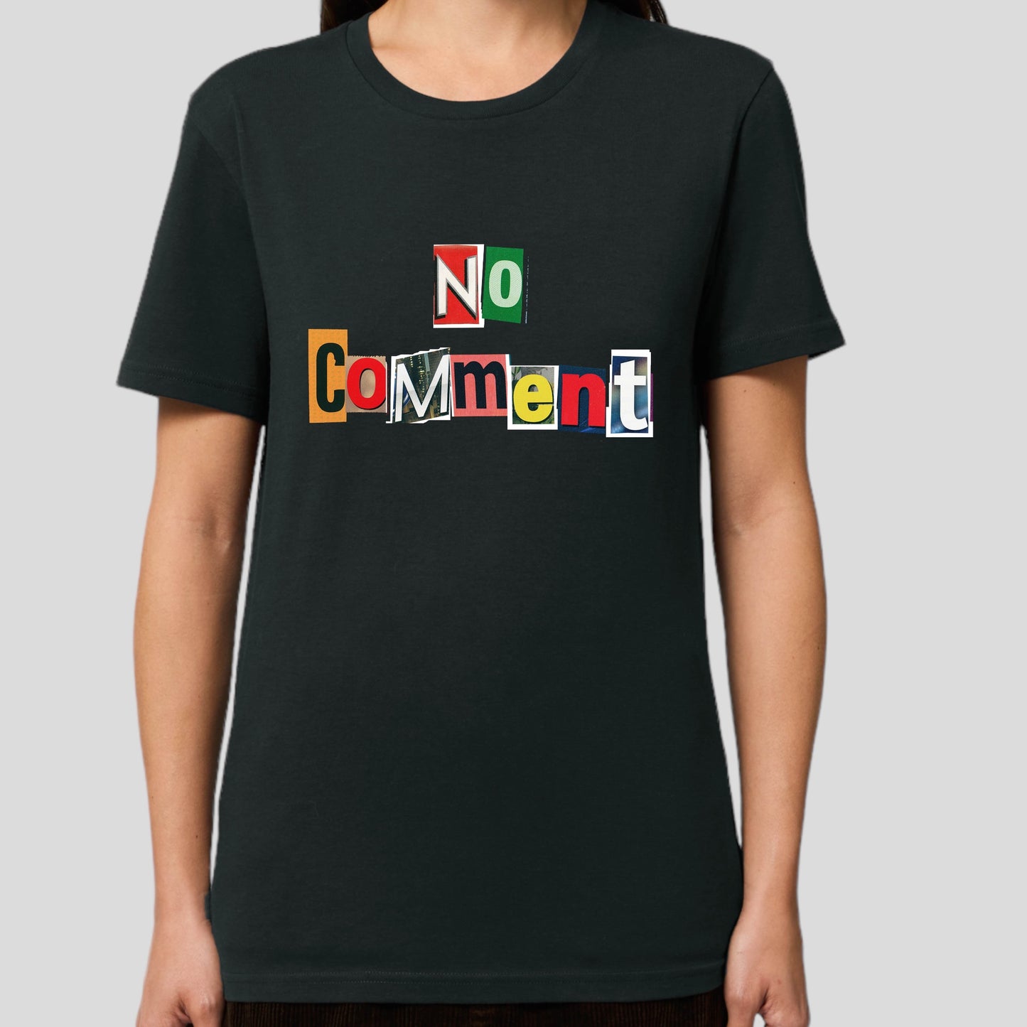 No Comment Organic Cotton Tee - Black