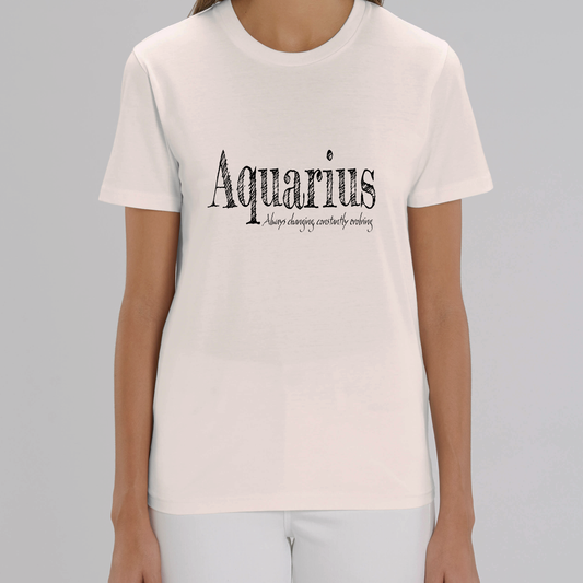 Aquarius Organic Cotton Tee - White