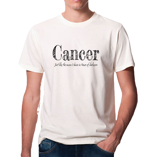 Cancer Organic Cotton Tee - White