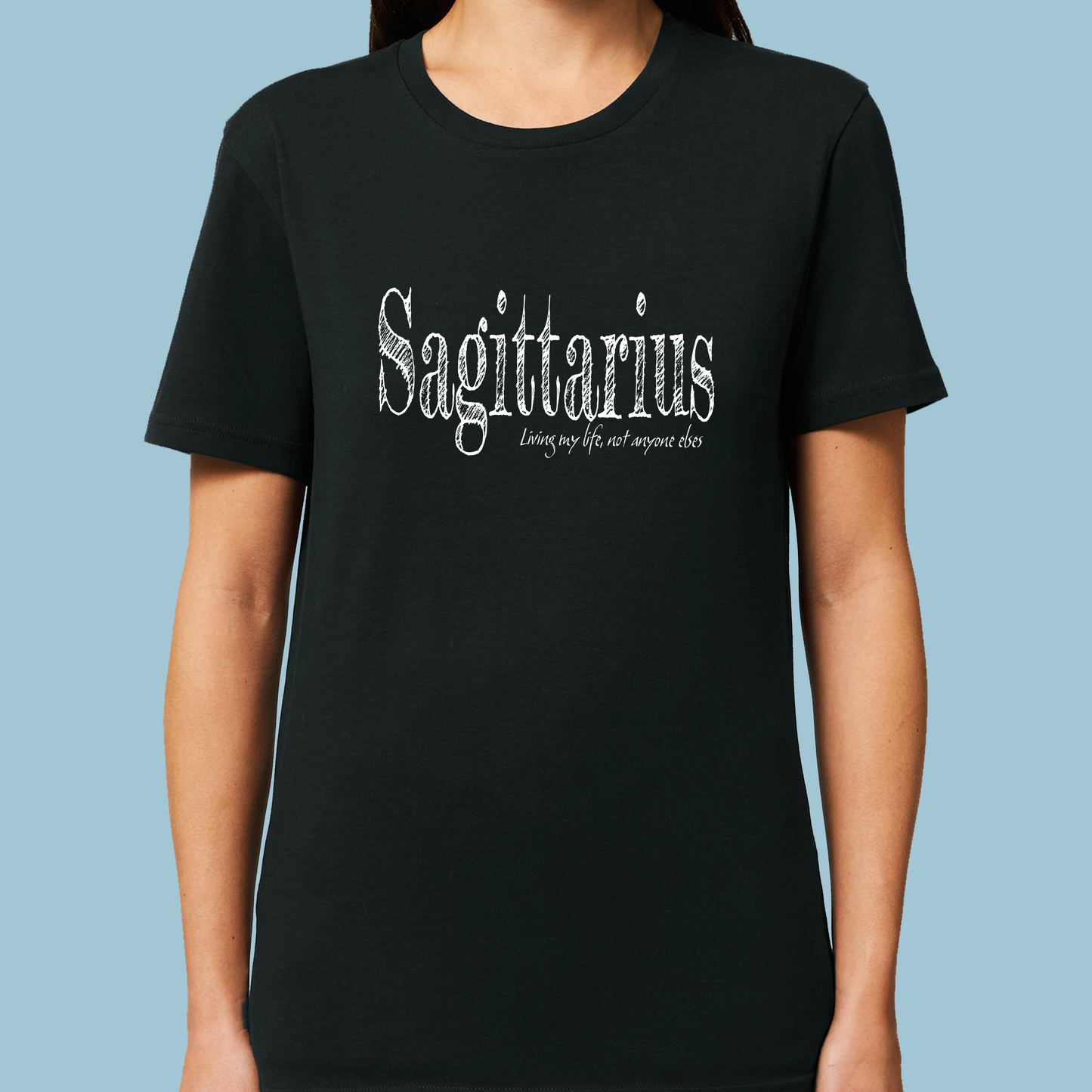 Sagittarius Organic Cotton Unisex Tee - Black