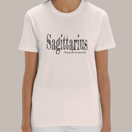 Sagittarius Organic Cotton Tee - White