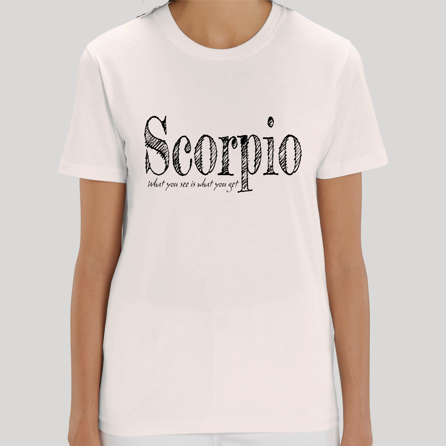 Scorpio Organic Cotton Tee - White