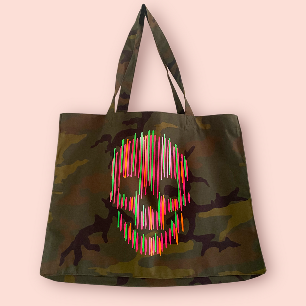 Camouflage Large Tote| Camo Tote Bag